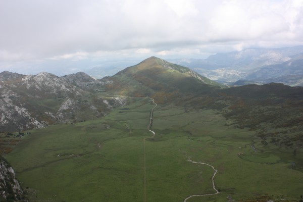 Vista desde uno de los miradores en los Lagos de Covadonga