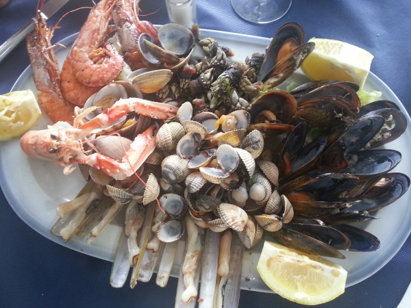 Nuestra mariscada gallega